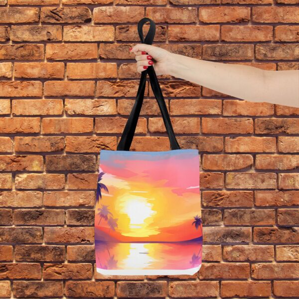 Tropical Sunset - Tote Bag (AOP) - Image 4