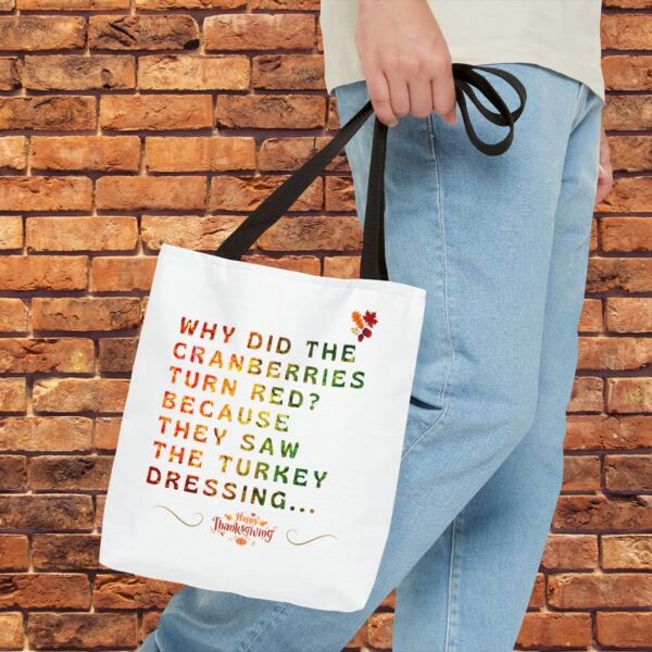 Why did the Cranberries turn red - Tote Bag (AOP) - Image 2