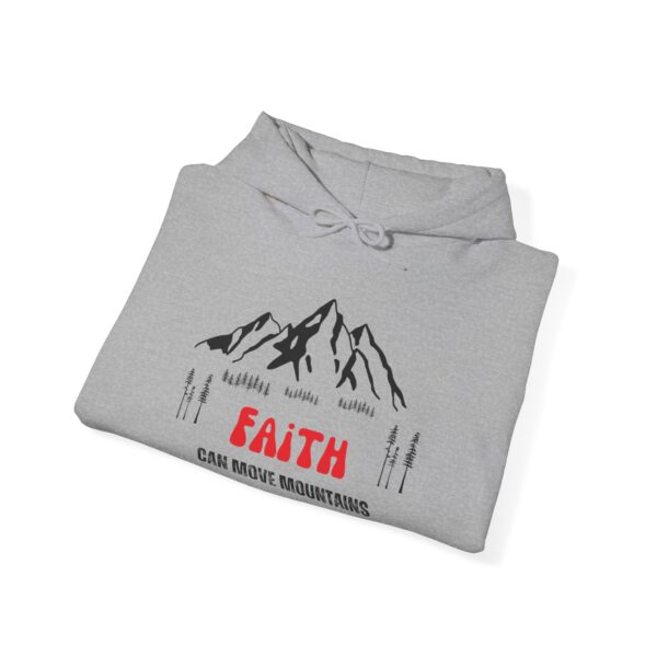 Unisex Heavy Blend Hoodie - Faith moves mountains... - Image 4