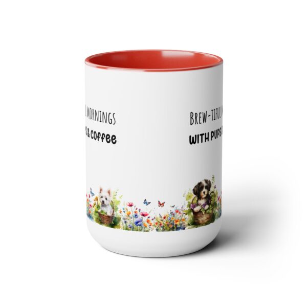 Brew-tiful Mornings,Two-Tone  - Coffee Mugs, 15oz - Image 14