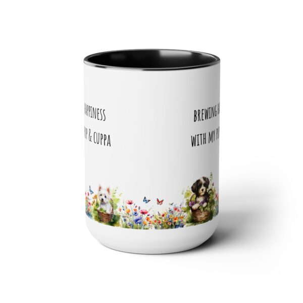 Brewing Happiness, Two-Tone Coffee Mugs, 15oz - Image 18