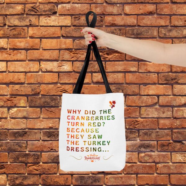 Why did the Cranberries turn red - Tote Bag (AOP) - Image 3