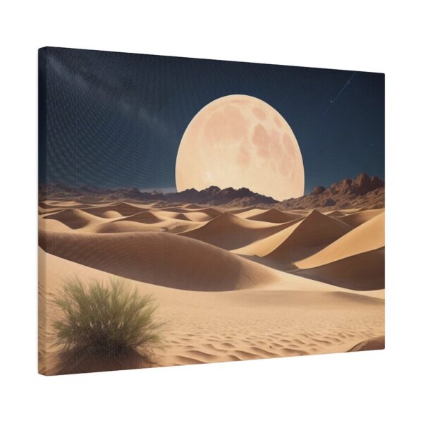 Matte canvas stretched frame, 0.75", Desert dunes by Full Moon - Image 4