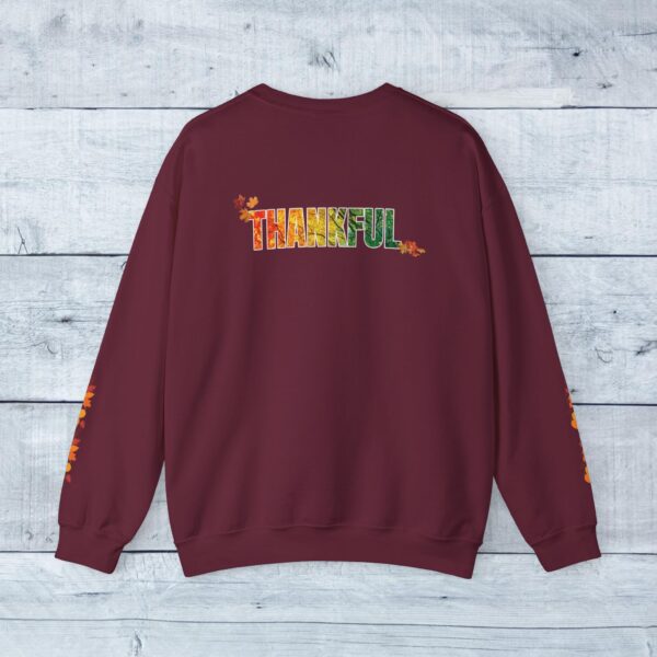 Unisex Sweat Shirt, print on sleeve - Leftovers are for Quitters... - Image 4