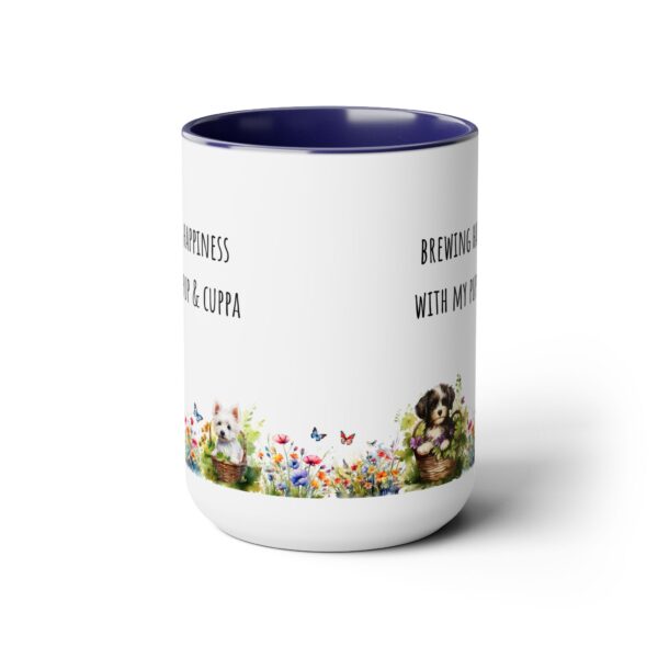 Brewing Happiness, Two-Tone Coffee Mugs, 15oz - Image 14