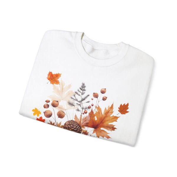 Unisex Sweat Shirt, print on sleeve - I love fall... - Image 11