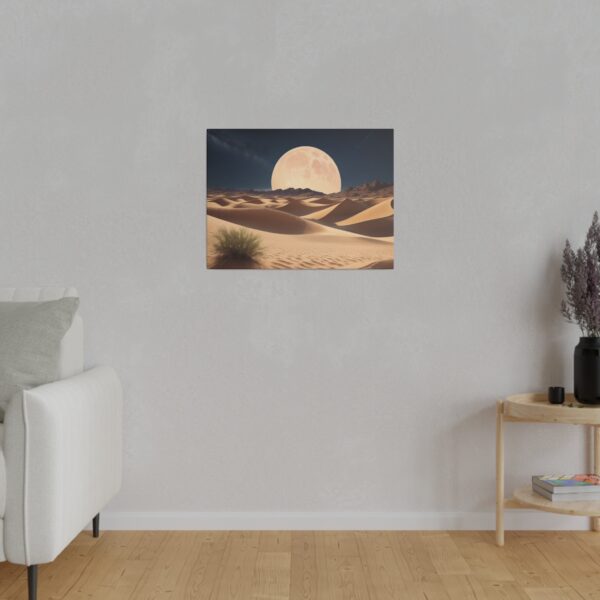 Matte canvas stretched frame, 0.75", Desert dunes by Full Moon - Image 6