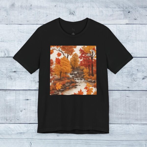 Unisex Short Sleeve T shirt, Fall Tee-1 - Image 2