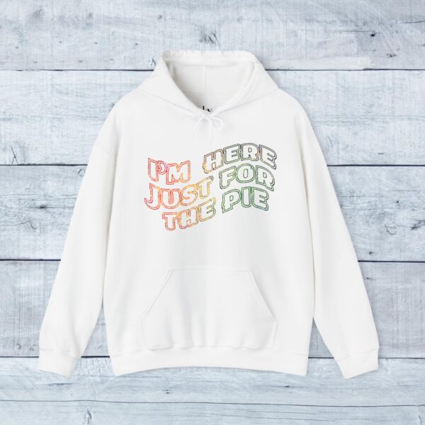 Unisex Heavy Blend Hoodie - I am here just for... - Image 5