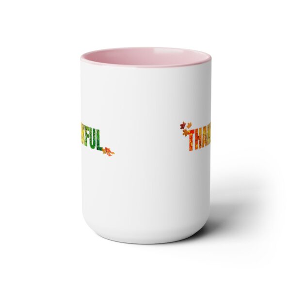 Two-Tone Coffee Mug, 15oz - Thankful... - Image 8