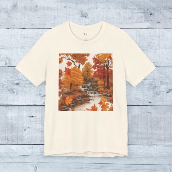 Unisex Short Sleeve T shirt, Fall Tee-1 - Image 3