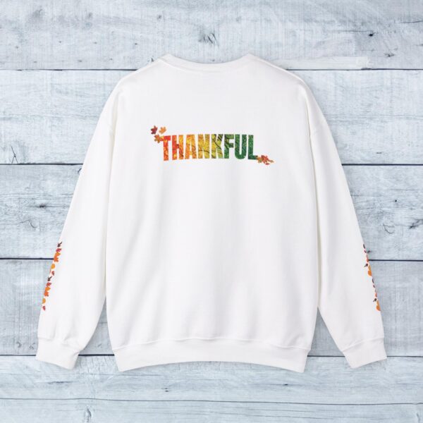 Unisex Sweat Shirt, print on sleeve - Leftovers are for Quitters... - Image 13