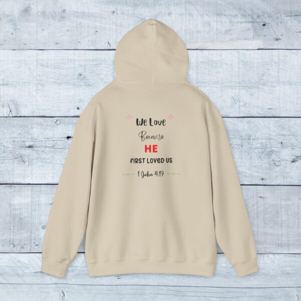 Unisex Heavy Blend Hoodie - We love because... - Image 6