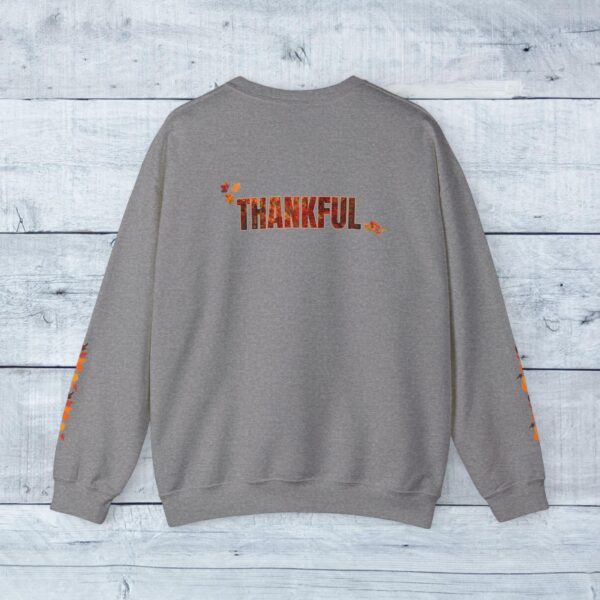 Unisex Sweat Shirt, print on sleeve - I love fall... - Image 12