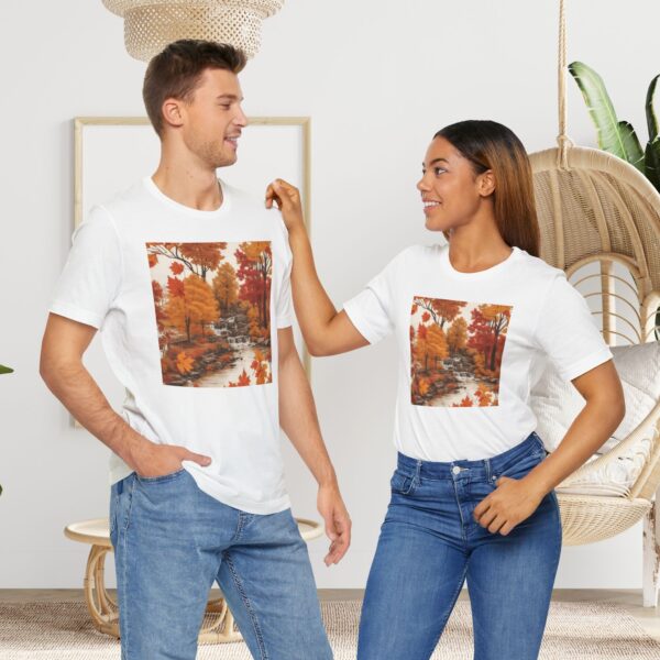 Unisex Short Sleeve T shirt, Fall Tee-1 - Image 15