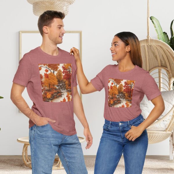 Unisex Short Sleeve T shirt, Fall Tee-1 - Image 14