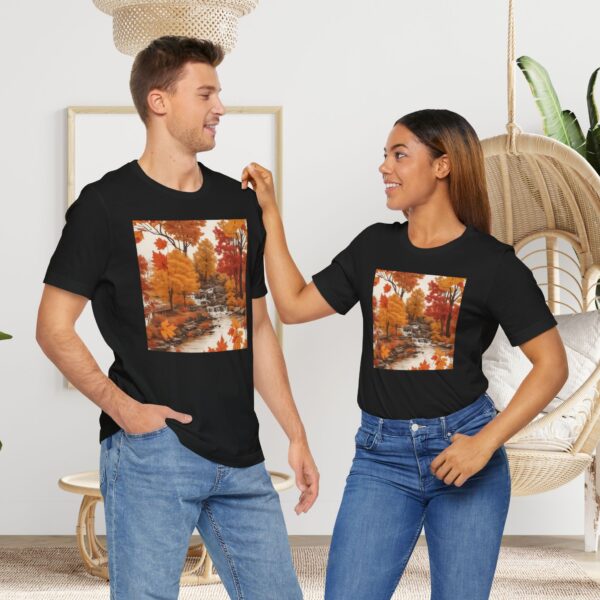 Unisex Short Sleeve T shirt, Fall Tee-1 - Image 17