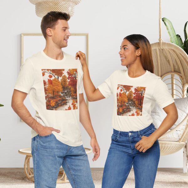 Unisex Short Sleeve T shirt, Fall Tee-1 - Image 13