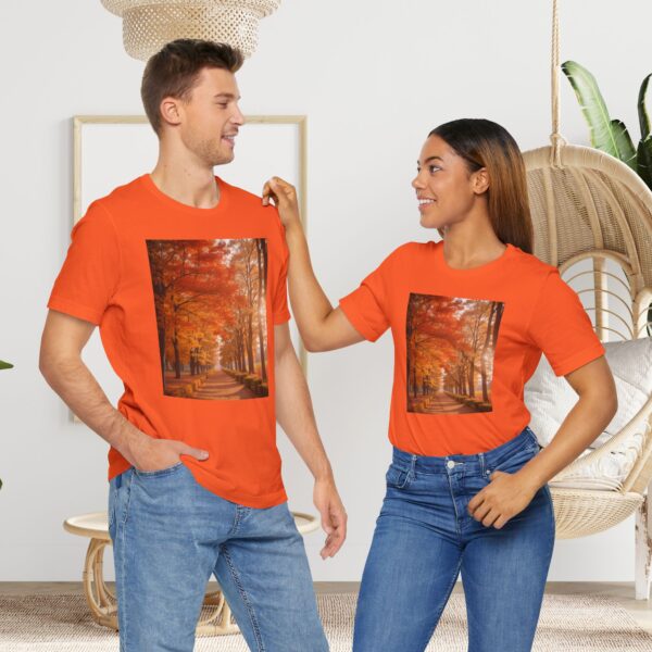 Unisex Short Sleeve T shirt, Fall Tee-2 - Image 11