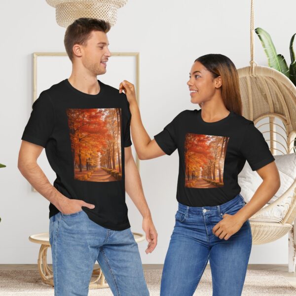 Unisex Short Sleeve T shirt, Fall Tee-2 - Image 9