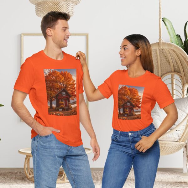 Unisex Short Sleeve T shirt, Fall Tee-3 - Image 6