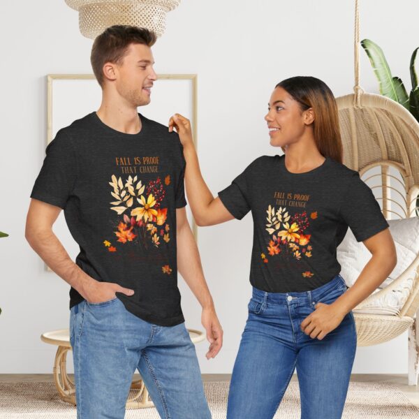 Unisex Short Sleeve T shirt - Fall is proof... - Image 6