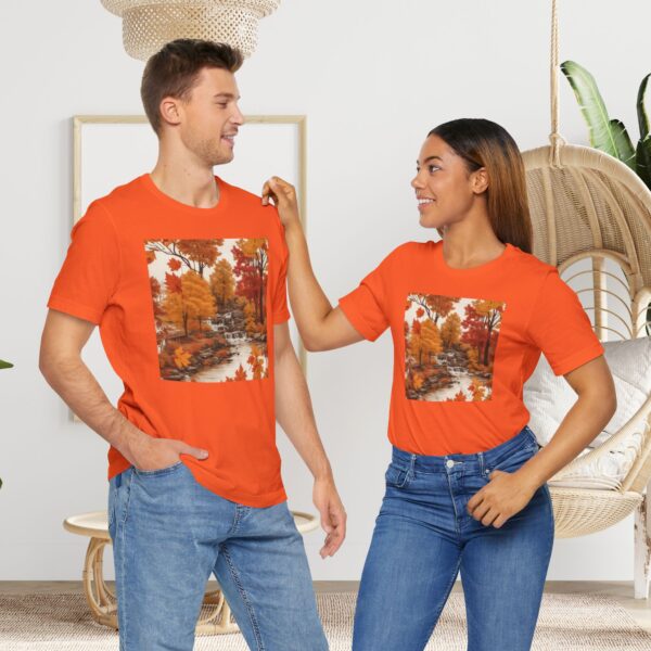 Unisex Short Sleeve T shirt, Fall Tee-1 - Image 16