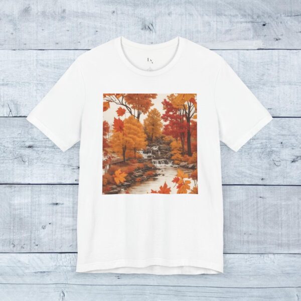 Unisex Short Sleeve T shirt, Fall Tee-1 - Image 6