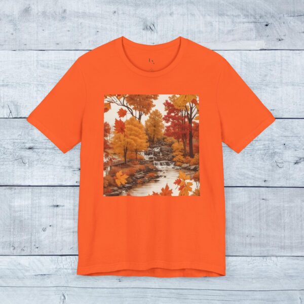 Unisex Short Sleeve T shirt, Fall Tee-1 - Image 4