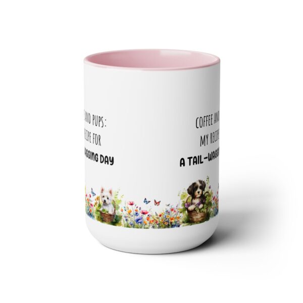 Tail Wagging day -  Two-Tone Coffee Mugs, 15oz - Image 11