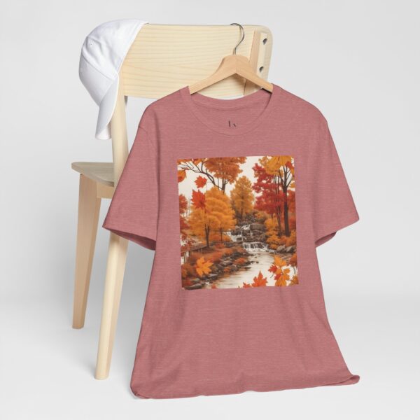 Unisex Short Sleeve T shirt, Fall Tee-1 - Image 9