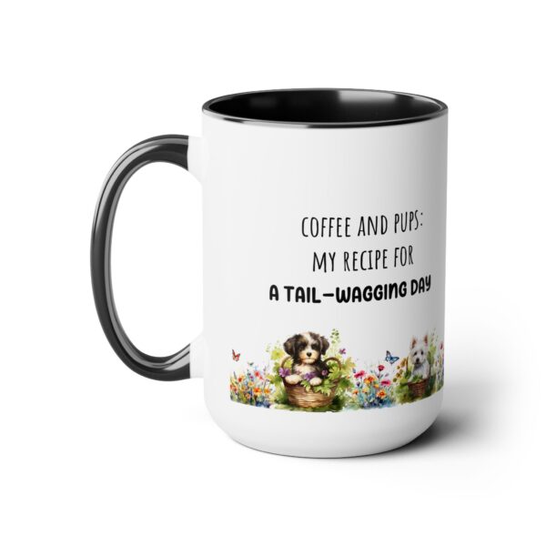 Tail Wagging day -  Two-Tone Coffee Mugs, 15oz - Image 14