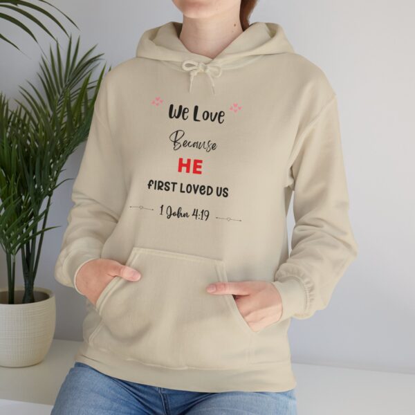 Unisex Heavy Blend Hoodie - We love because... - Image 12