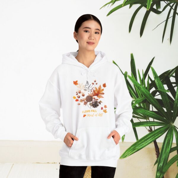 Unisex Heavy Blend Hoodie - I love fall most... - Image 20