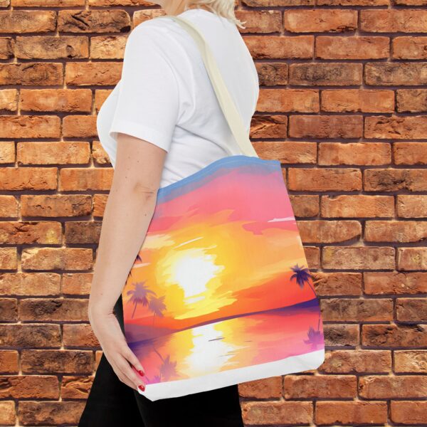 Tropical Sunset - Tote Bag (AOP) - Image 5