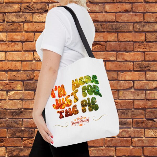 I'm here Just for the Pie - Tote Bag (AOP) - Image 5