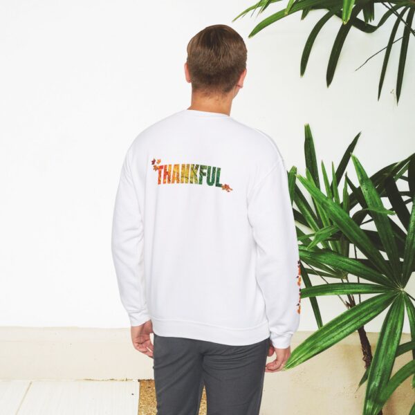 Unisex Sweat Shirt, print on sleeve - Leftovers are for Quitters... - Image 15