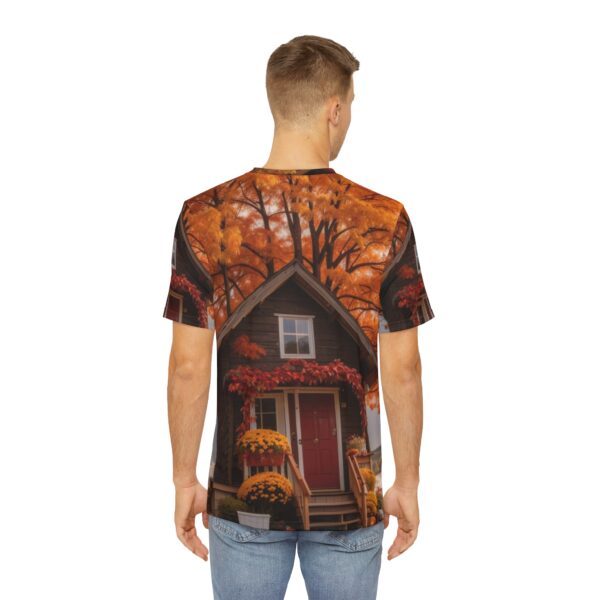 Men's Polyester Tee (AOP) - House by the Tree - Image 4