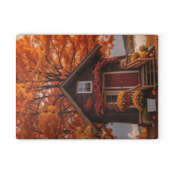 Glass Cutting Board - Fall Season House - Image 5