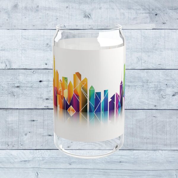 Sipper Glass, 16oz - City Skyline - Image 3