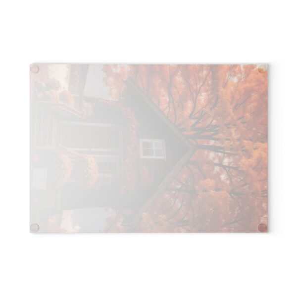 Glass Cutting Board - Fall Season House - Image 2