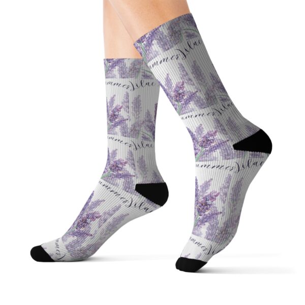 Sublimation Socks - Lilac - Image 5