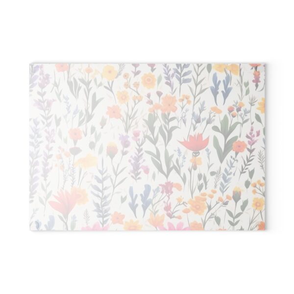 Glass Cutting Board - Wild Flowers - Image 2