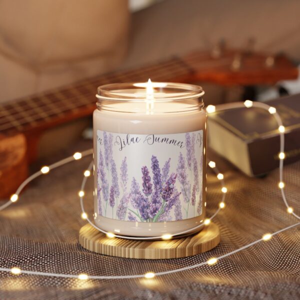 White Sage + Lavender - Scented Soy Candle, 9oz - Image 3