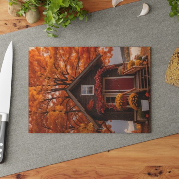 Glass Cutting Board - Fall Season House - Image 4