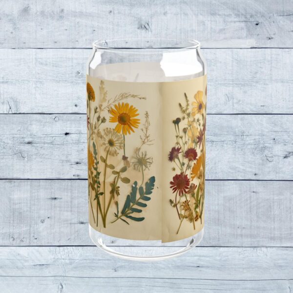 Sipper Glass, 16oz - Dry Flowers - Image 3