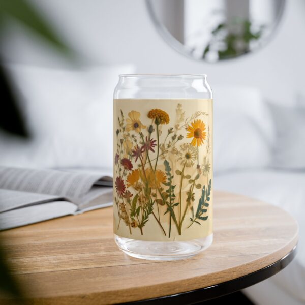 Sipper Glass, 16oz - Dry Flowers - Image 7