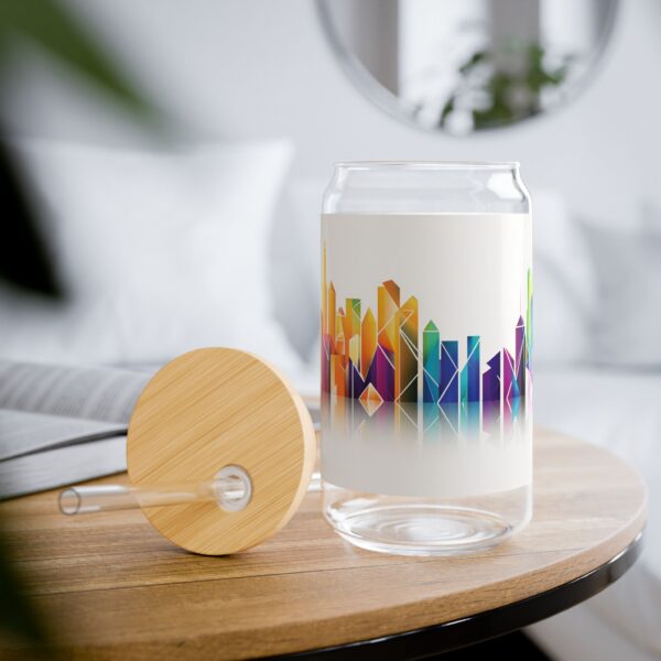 Sipper Glass, 16oz - City Skyline - Image 8