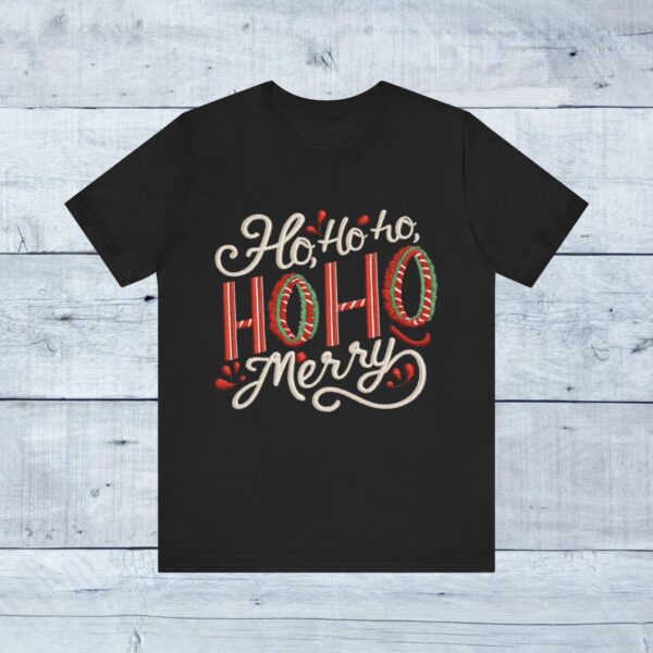 Unisex Short Sleeve T shirt - Ho, Ho, Ho, Merry