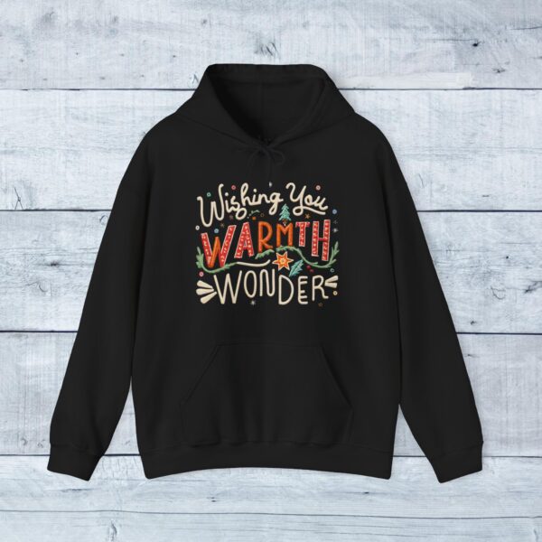 Unisex Heavy Blend Hoodie - Gildan 18500 - Wishing You, Warmth, Wonder...